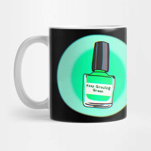 Keep Growing Green Nail Polish by ROLLIE MC SCROLLIE